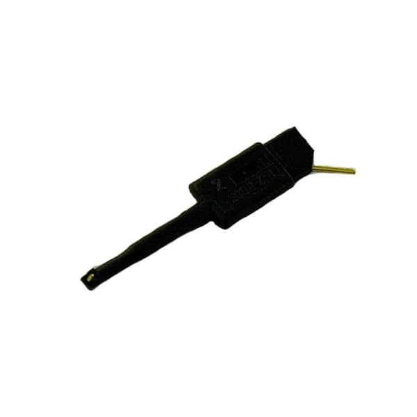 SKS Hirschmann KLEPS 064 PCH, sw Krokodilklämma Stiftanslutning 0,64 mm Ohne Messkategorie Svart