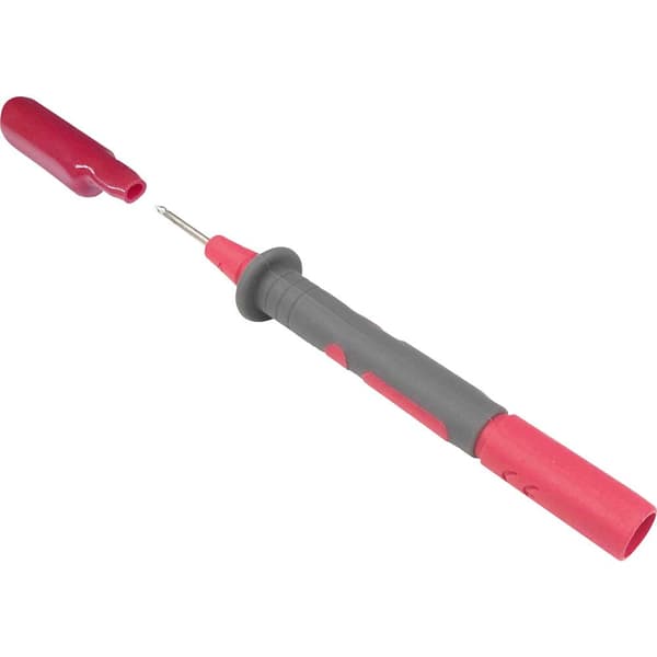 VOLTCRAFT MSK-106 Krokodilklämma set Stiftanslutning 2 mm Röd, Svart, Gul, Blå, Grön, Vit