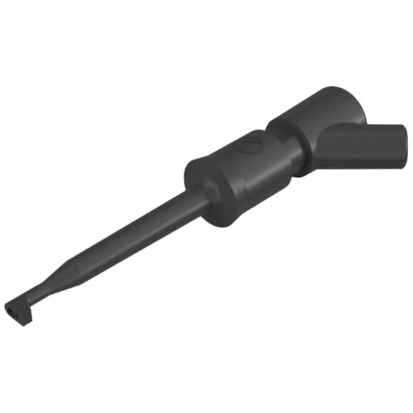 SKS Hirschmann KLEPS 2 BU sw Sond Stiftanslutning 2 mm Ohne Messkategorie Svart