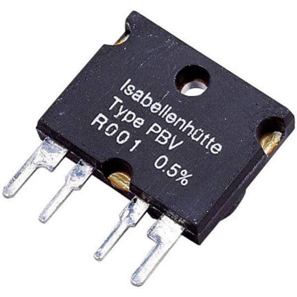 Isabellenhütte PBV 0,01 Mätmotstånd 0.01 Ω 10 W (L x B x H) 22 x 4 x 17 mm 1 st