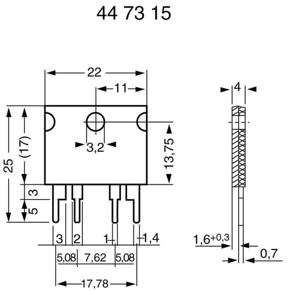 Isabellenhütte PBV 0,1 Mätmotstånd 0.1 Ω 10 W (L x B x H) 22 x 4 x 17 mm 1 st