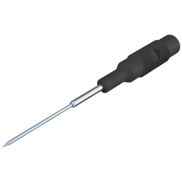 SKS Hirschmann MZS 1 - PRUEF sw Sond Stiftanslutning 4 mm Ohne Messkategorie Svart 1 st