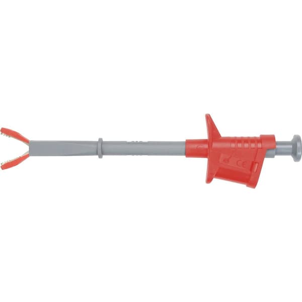 Schützinger SKPS 7630 Ni / RT Säkerhetsklämmätspetsar Jack 4 mm Röd