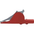 Miniatyrbild 1 av 2: Schützinger SAK 6675 Ni / RT Säkerhets-krokodilklämma Jack 4 mm Röd