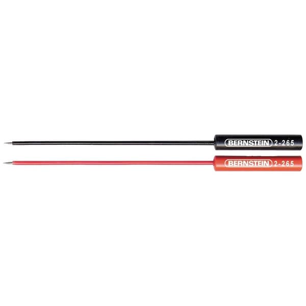Bernstein Tools for Electronics 2-265-VE Sond Jack 4 mm CAT I Röd, Svart 2 st
