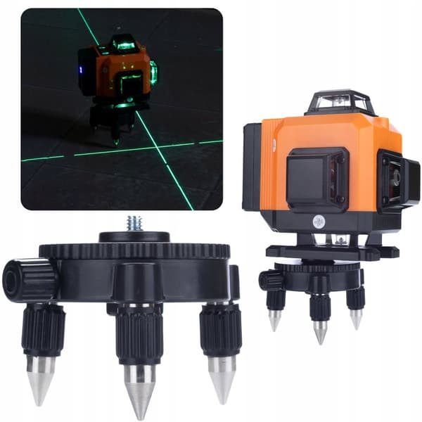 Rosfix Orange Tiger 16-linjers laserniveau ROT16L-B med store USB-C-batterier i kuffert med sæt