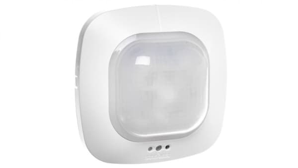 Steinel IR Quattro 8m COM1 indbygget tilstedeværelses- og skumringssensor IP20 firkantet hvid ST000349