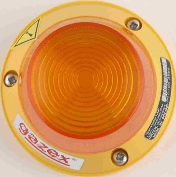 LD-2 optisk signallampe LED-advarselslampe gul, 12V, IP54