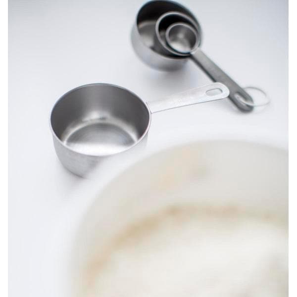 Måttsats 4 delar 12 cm Rostfri Gastromax