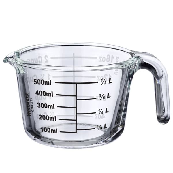 Mätkanna i glas 0,5 l