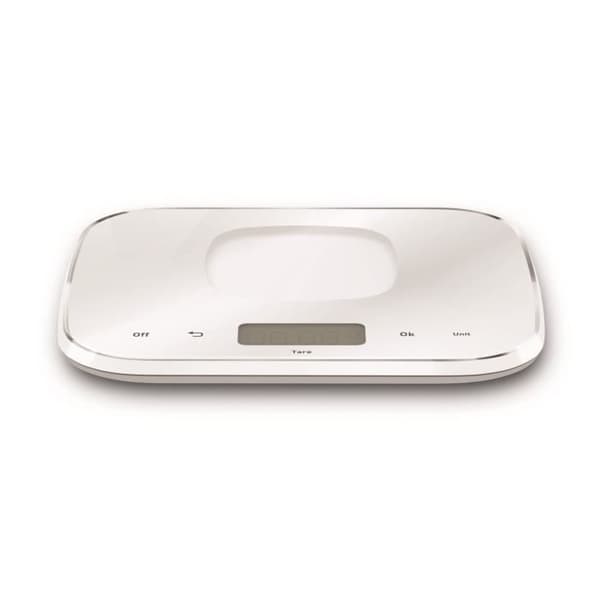 MOULINEX XF38E110 Tillbehörsvåg ansluten via bluetooth för Companion matberedare, väger från 1g till 10 kg, Anpassningsbar tara