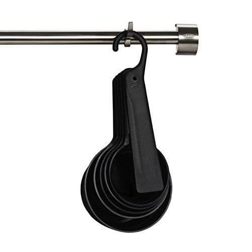 Oxo 11121701MLNYK - KVM-OMVÄNDARE - Mätkopp Set 6 delar Svart, Plast, 8,89 x 12,7 x 24,77 cm