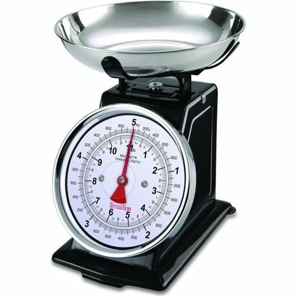 Köksvåg Terraillon Retro Deco Svart 5 kg 1 L