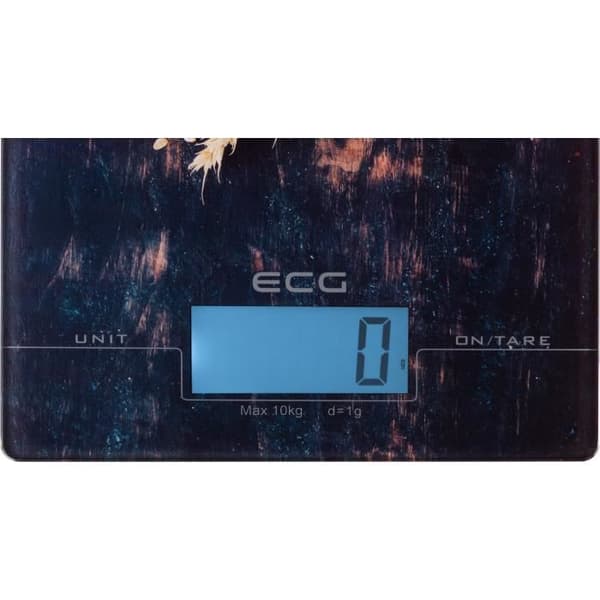Köksvåg - ECG - KV 1021 - Blå - Kapacitet 10 kg - Tarefunktion