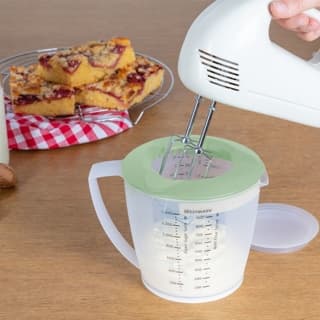 Visp- och måttkanna med lock "Helena" 1,4L - Mint Green