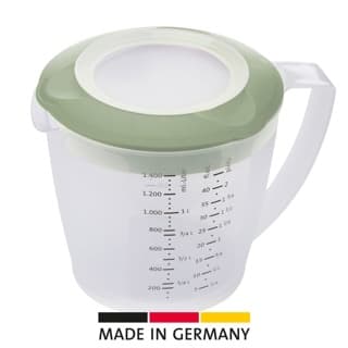 Visp- och måttkanna med lock "Helena" 1,4L - Mint Green
