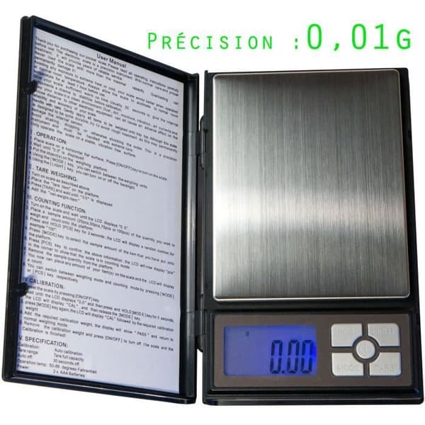 High Precision Scale XL storlek 0,01g-max 500g