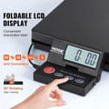 Miniatyrbild 4 av 4: VEVOR Digital Postvåg 50 kg Precisionspaketvåg 2 g med Timer Tara Funktion Underhåll LCD-skärm Fällbar 90° Ba215