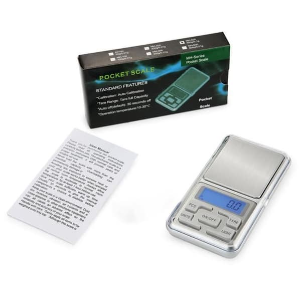 Electronic Pocket Scale Smycken Våg Digital Våg Laddning Digital Våg Paket Digital Våg Smycken[L2290]