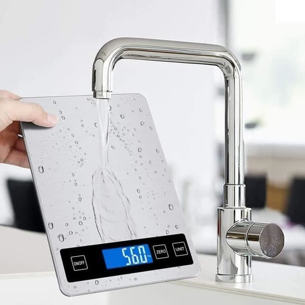 Elektronisk köksvåg, 15 kg/33 lb matvåg, köksvåg Noggrannhet på 1 g/0,1 oz, USB-laddning, LCD-skärm