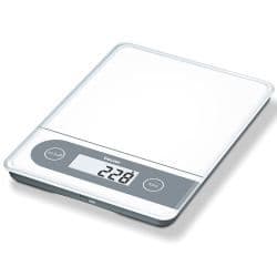 Beurer KS59 XXL elektronisk köksvåg - Vit - Kapacitet 20 kg - Gradering 1 g