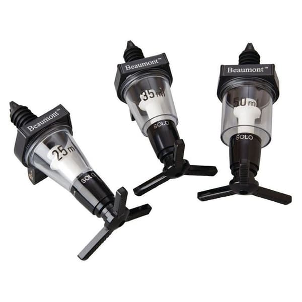 Alkoholmätare - Beaumont - 50 ml - Svart - Enkel design - 1 styck