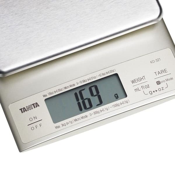 TANITA - KD-321 - Precisions elektronisk köksvåg - Silver