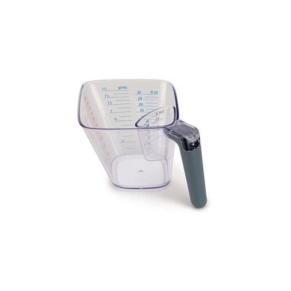 Joseph Joseph Align™ Set med 2 mätkoppar, en stor och en liten, med lättavläsning, grön (40109)