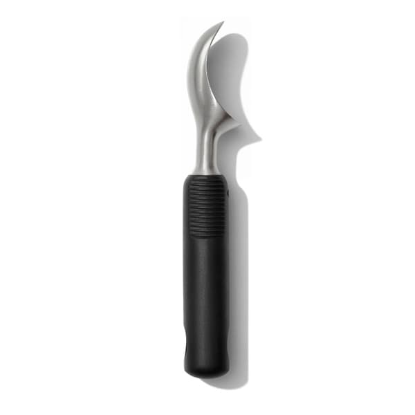 OXO-Stål isske, sort, Good Grips