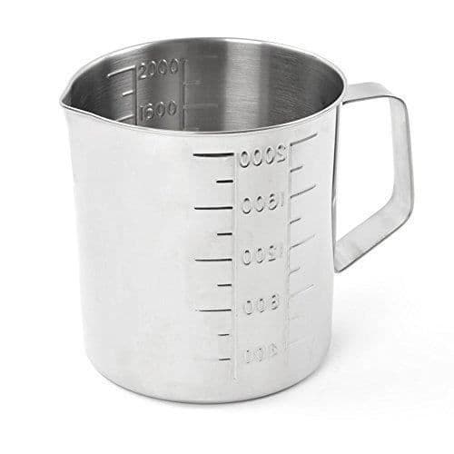 Teqler T 134814 Måttkopp rostfritt stål 2 L