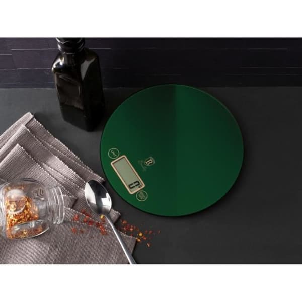 BERLINGERHAUS Digital köksvåg rund 5 kg Samling Emeraude BH-9429