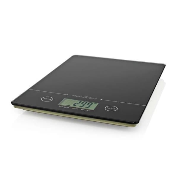Nedis digital köksvåg - KASC620BK - Svart - 5 kg - Tarafunktion - 1 g gradering