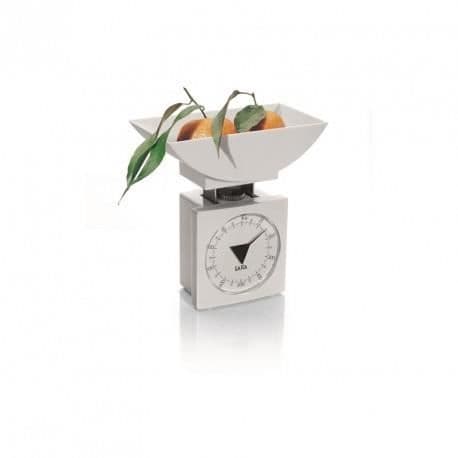 LAICA mekanisk precisionsvåg - B K711 01 - Kapacitet 1kg - Gradering 5g - Vit