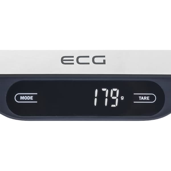 ECG KV 215 S Köksvåg, Rostfri Plast, Silver- USED
