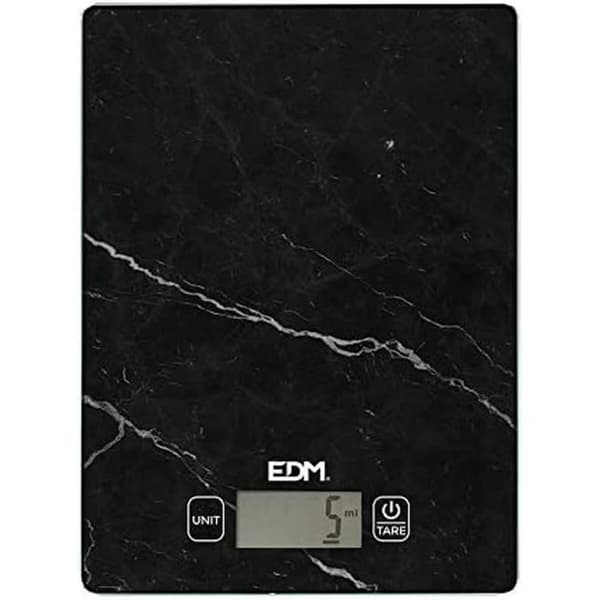 köksvåg EDM Svart 5 kg (14 x 19,5 cm)