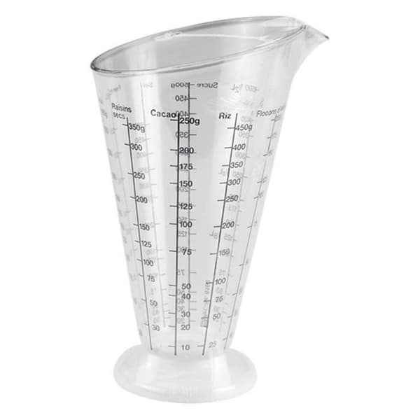 METALTEX Mätkopp i graderad plast - 15,5 cm - 0,5 L
