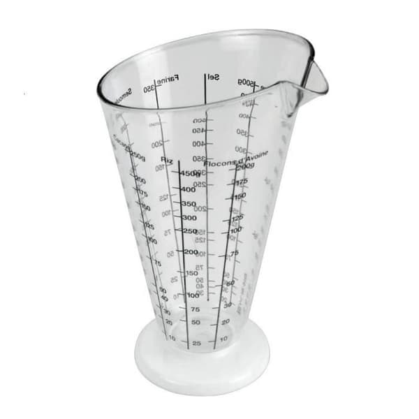 METALTEX Mätkopp i graderad plast - 15,5 cm - 0,5 L