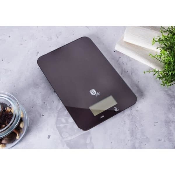 BERLINGERHAUS Digital köksvåg 5 kg Carbon Pro Line BH-9218