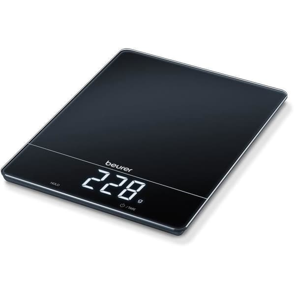 BEURER KS 34 XL elektronisk köksvåg - Magic-LED - 15 kg - Svart