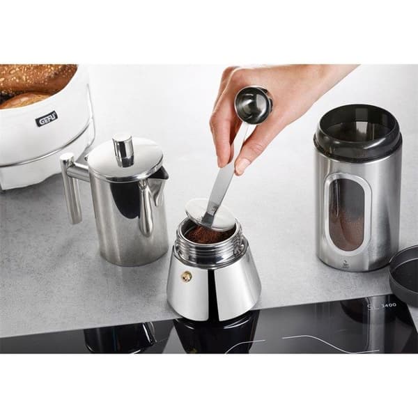 Kaffetamper - Gefu - TAMINO - Rostfritt stål - Silver - Espressotillbehör