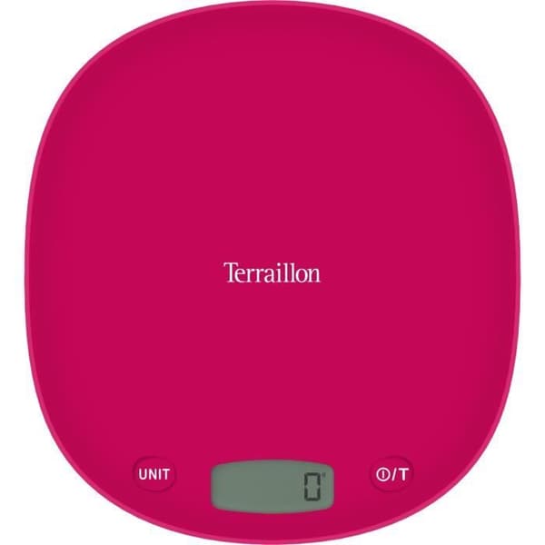 Elektronisk köksvåg - TERRAILLON - Macaron One Cherry - Kapacitet 3 kg - Gradueringsnivå 1 g - Vätskeomvandling