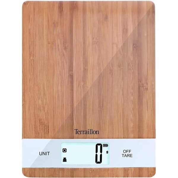 TERRAILLON Bambu köksvåg - Utan batteri - 5kg/1g