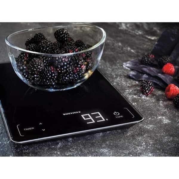 SOEHNLE PAGE PROFI 100 svart elektronisk köksvåg - 15 Kg/1g - 5 års garanti