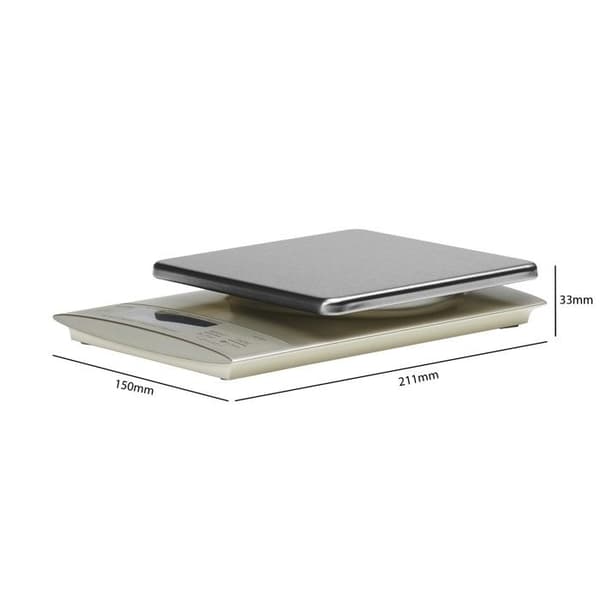 TANITA - KD-321 - Precisions elektronisk köksvåg - Silver