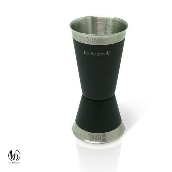 Cocktailmätare - VinBouquet - 2 delar - Rostfritt stål - Dosering 25/50 ml - Bekväm handhållning
