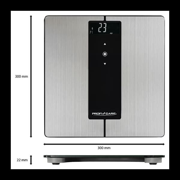 ProfiCare 9in1 diagnostisk våg med Bluetooth PC-PW 3008 BT U