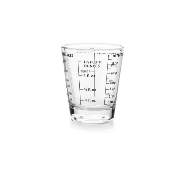 MINI MÄTGLAS 15 ML - H 6 CM - DIAM 5 CM - FÖR COCKTAILS