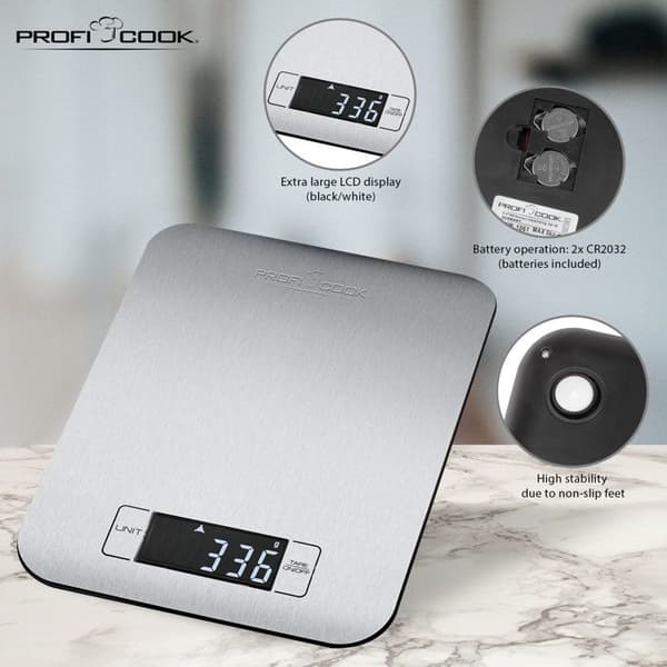 ProfiCook Köksvåg PC-KW 1061 5 kg
