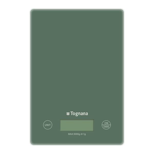 Elektronisk köksbalans Tognana - D2DBL50IRVEA - Iridea Grön glas köksvåg 5 kg