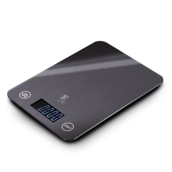 BERLINGERHAUS Digital Köksvåg 5 kg Carbon PRO Metallic Line BH-9362